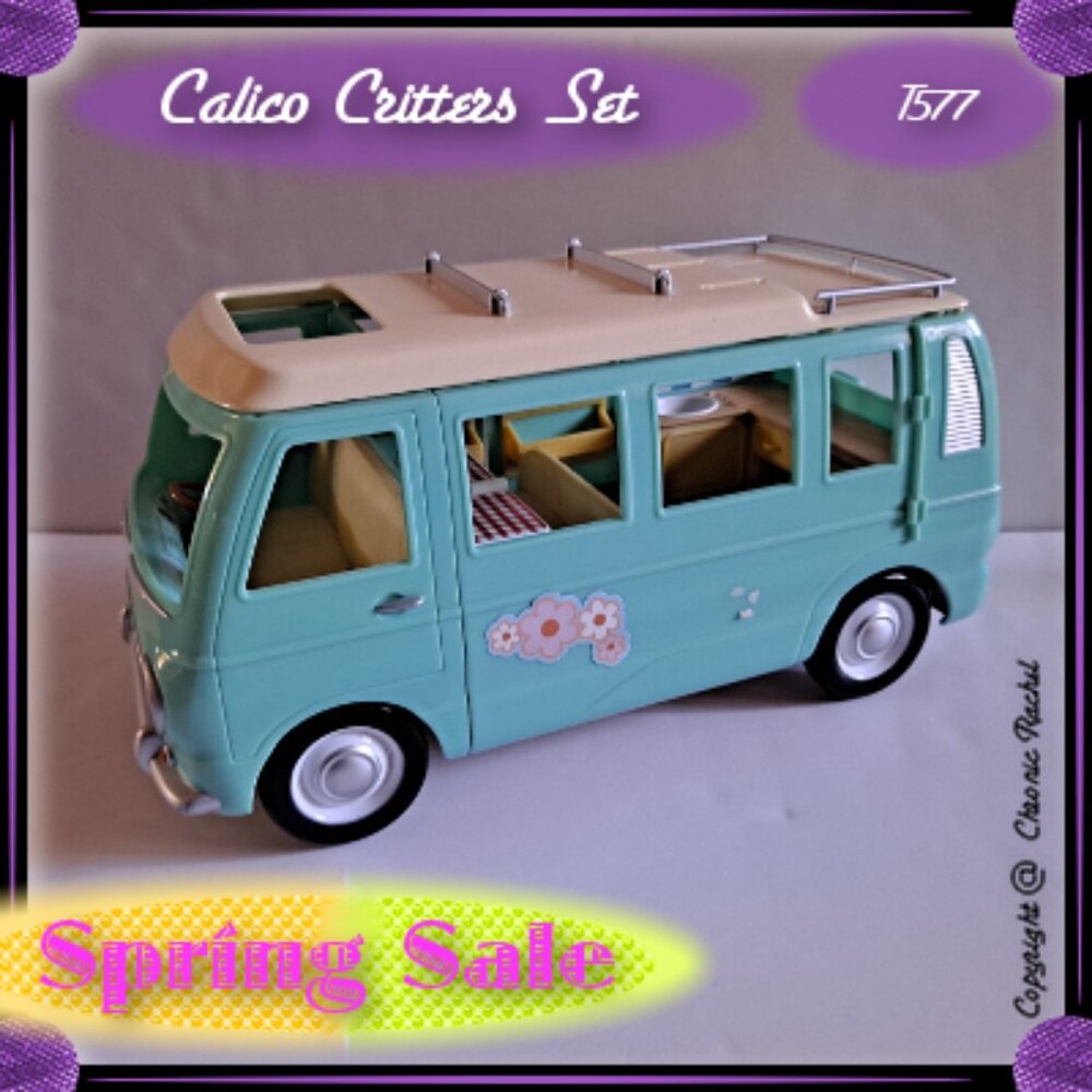 Vintage Teal Campervan